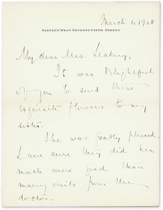 Autograph Letter, Signed [with] 6" x 8" Black-and-White Photograph.