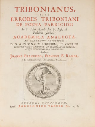 Tribonianus, Sive Errores Triboniani de Poena Parricidii...