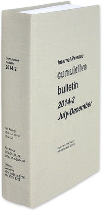 Item #64193 Internal Revenue Cumulative Bulletin. 2014-2 July-December. Internal Revenue Service