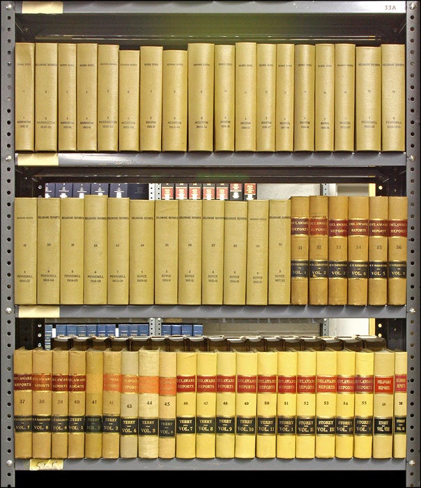 Item #64199 Delaware Reports. Vols. 1-55; 58-59 (1832-1966) lacking vols 56-57. Delaware Supreme Court. Delaware Superior Court.