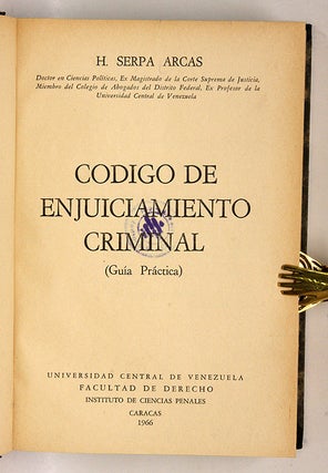 Codigo de Enjuiciamiento Criminal (Guia Practica).