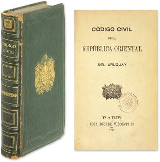 Item #64423 Codigo Civil de la Republica Oriental del Uruguay, 2nd ed. Uruguay