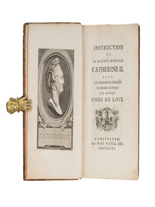 Item #64797 Instruction de Sa Majeste Imperiale Catherine II Pour la Commission. Empress of...