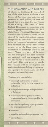 The Lindbergh Kidnapping Case: A Critical Analysis of the Trial of...