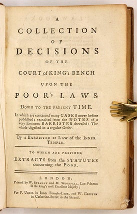 A Collection of Decisions of the Court of King's Bench Upon the...