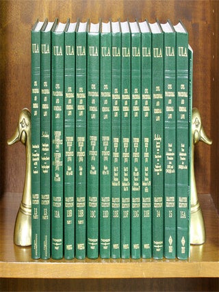 Item #65017 Civil Procedure and Remedial Laws Vols. 13-15A, Uniform Laws Annotated. National...