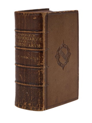 Item #65115 Thesaurus Paroemiarum Germanico-Iuridicarum, Teutsch-Juristischer. Georg Tobias...