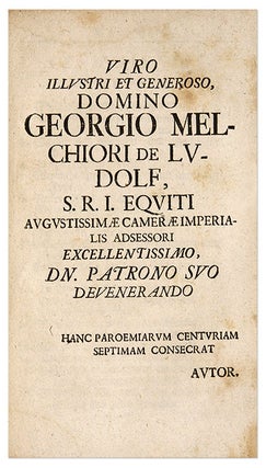 Thesaurus Paroemiarum Germanico-Iurisdicarum, Teutsch-Juristischer...