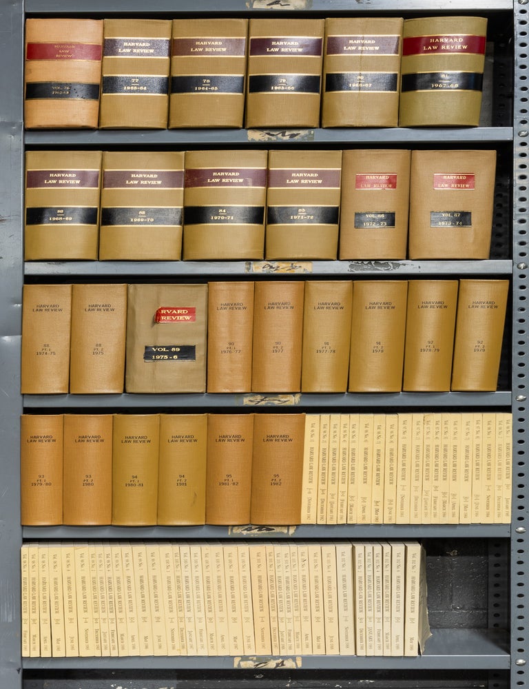 Item #65239 Harvard Law Review. Bound Vols. 77-95; 96-102 (1963-1989). Harvard Law Review.