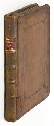 Item #65954 An Historical Vindication of the Divine Right of Tithes, From. Thomas Comber