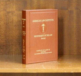 Item #66047 Restatement of the Law: Conflict of Laws 2d Appendix Vol. 8 (2016). American Law...