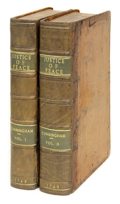 Item #66138 The Practice of a Justice of Peace, Containing the Statutes Which. Timothy Cunningham.