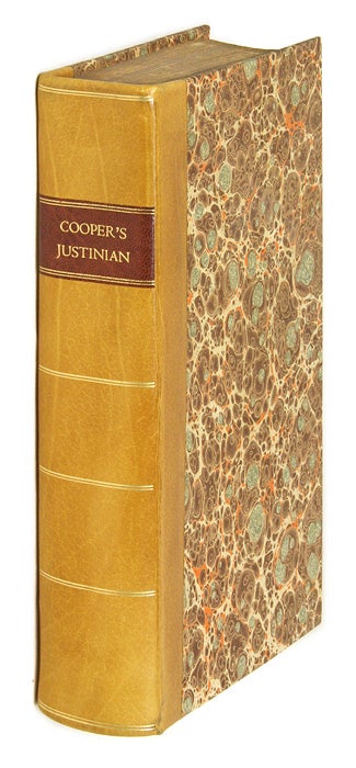 Item #66246 The Institutes of Justinian, With Notes. Justinian I., Thomas Cooper.
