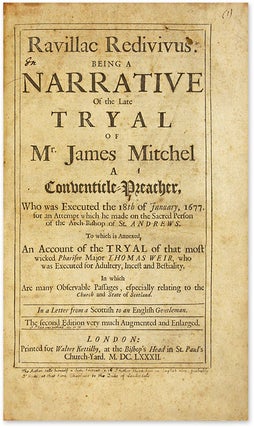 Ravillac Redivivus, Being a Narrative of the Late Tryal of Mr. James.