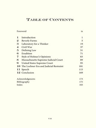 Justice Holmes: The Measure of His Thought.