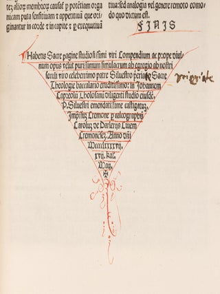 Compendium in Johannem Capreolum cum Additionibus, Cremona, 1497