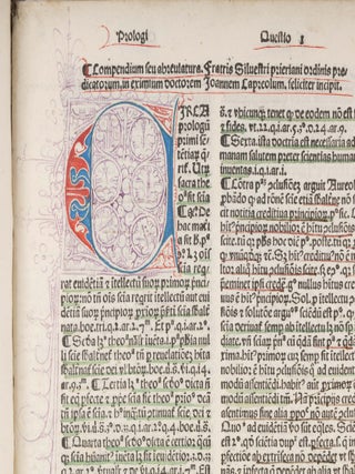 Compendium in Johannem Capreolum cum Additionibus, Cremona, 1497