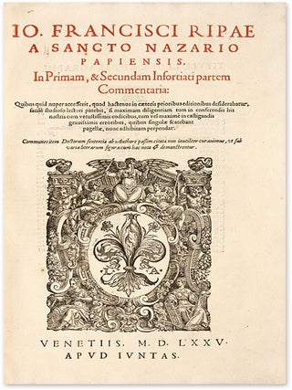 Repertorium in Omnia Opera Praestantissimi Iurisconsulti D. Ioannis...