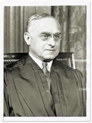 Item #67173 6" x 8" Black-and-White Press Portrait Photograph of Frankfurter. Felix Frankfurter