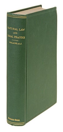 Item #67223 Natural Law and Legal Practice. Rene I. Holaind
