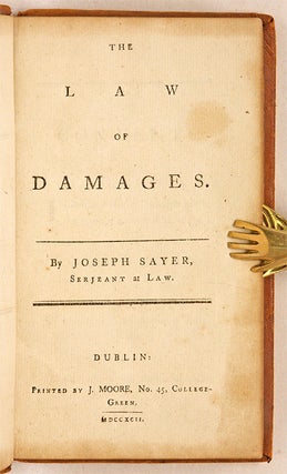 The Law of Damages. Dublin, 1792.