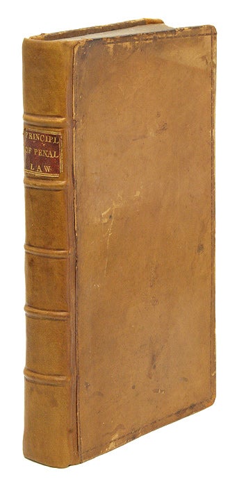Item #67341 Principles of Penal Law, Dublin, 1772. William Eden, Baron Auckland.
