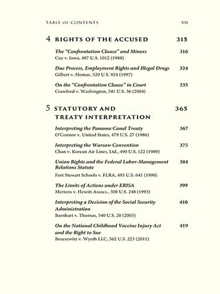 Representative Opinions of Justice Antonin Scalia.