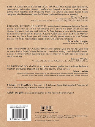 Dissenting Opinions of Justice Antonin Scalia.