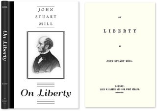 Item #67506 On Liberty. Reprint of 1859 ed. John Stuart Mill