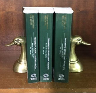 Item #67630 Environmental Insurance Litigation: Practice Forms, 2017-2 ed. 3 Vols. Tod I. Zuckerman