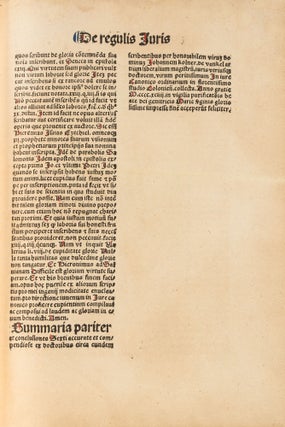 Summarium Textuale et Conclusiones Super Sextum, Clementinas et...