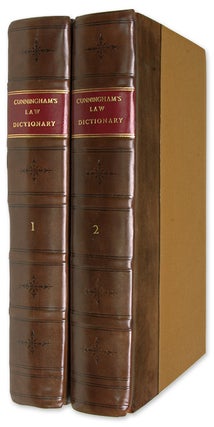 Item #67989 A New and Complete Law-Dictionary Or General Abridgment. 1st ed 2 vols. Timothy...