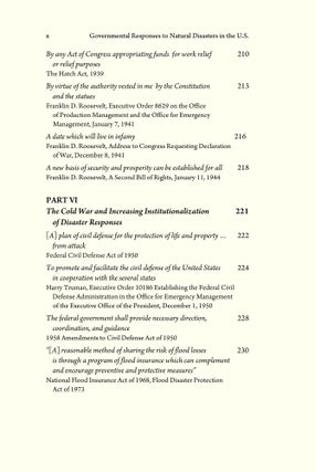 Governmental Responses to Natural Disasters in the U.S.: A Documentary