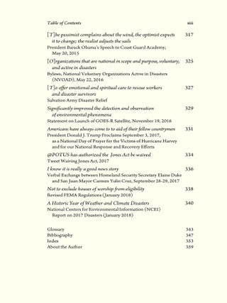 Governmental Responses to Natural Disasters in the U.S.: A Documentary