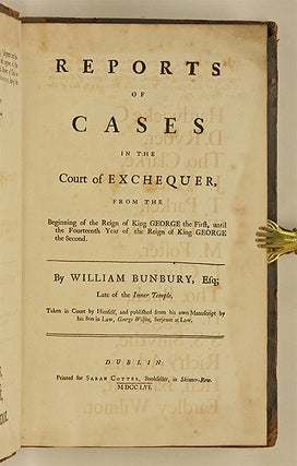 Reports of Cases in the Court of Exchequer, From the Beginning...