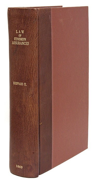 Item #68792 The Law of Common Assurances, Touching Deeds in General, Viz. William Sheppard.