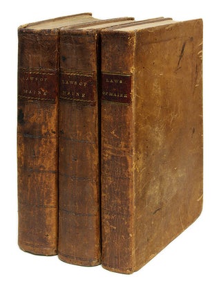 Item #68841 Laws Of The State Of Maine, To Which are Prefixed the Constitution. Maine