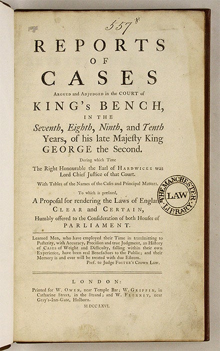 Cases Argued And Adjudged In The Court Of King's Bench, In The ...