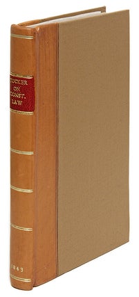 Item #68937 Lectures on the Constitutional Law, for the Use of the Law Class. Henry St. George...