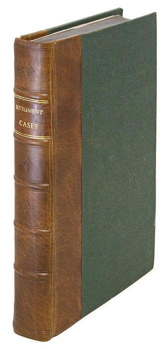 Item #68979 Cases and Resolutions of Cases, Adjudg'd in the Court of King's Bench. Poor Laws: Great Britain.