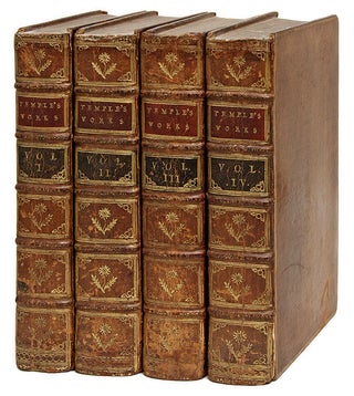 Item #69012 The Works of Sir William Temple, Bart. 5th ed. London, 1757. 4 Vols. Sir William Temple