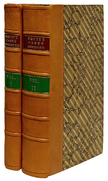 Item #69022 A General Abridgment of Cases in Equity, Argued and Adjudged. Gentleman of the Middle Temple.