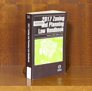 Item #69024 Zoning and Planning Law Handbook, 2017 ed. Patricia E. Salkin