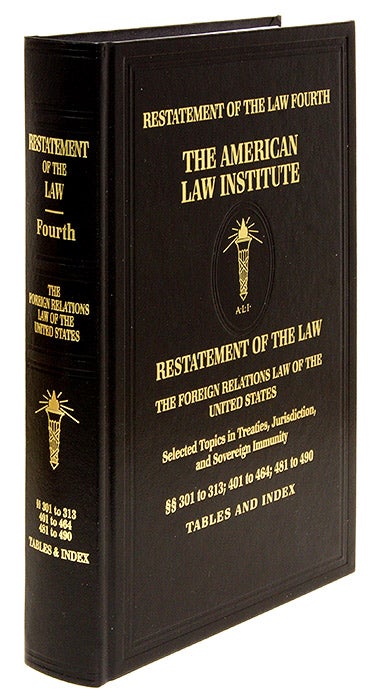 Item #69034 Restatement of the Law Fourth, Foreign Relations Law... United States. American Law Institute.