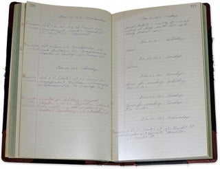 Personal Log Book of a Newark, New Jersey Police Officer, 1962-1965.
