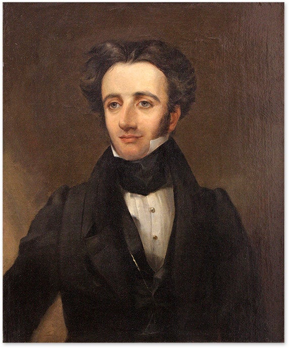 Item #69062 Portrait of Francis Joseph Troubat, Oil on Canvas, Framed. 19th Century American School, Francis Troubat.