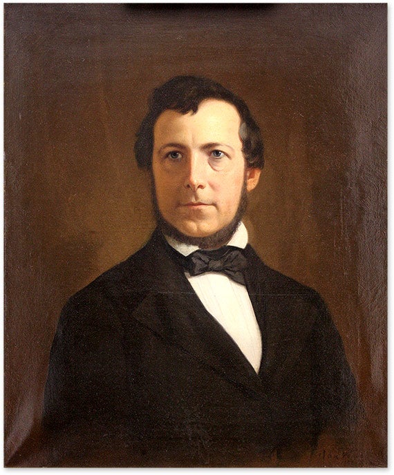 Item #69064 Portrait of William Worthington Haly, Oil on Canvas,framed. Ida Waugh, William Worthington Haly.