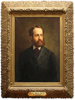 Portrait of Lewis Waln Smith, Oil on Canvas, framed.