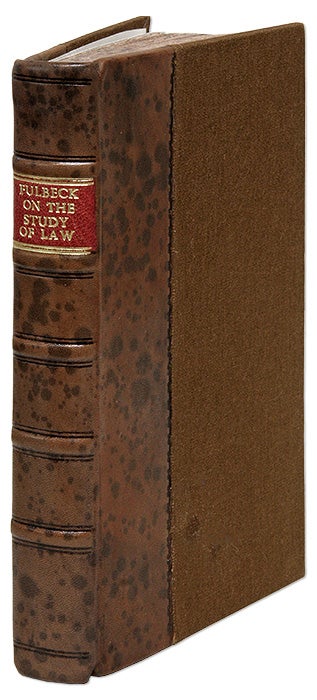 Item #69084 A Direction or Preparative to the Study of the Law... 2nd edition Rev. William Fulbeck, T H. Sterling, Fulbecke.