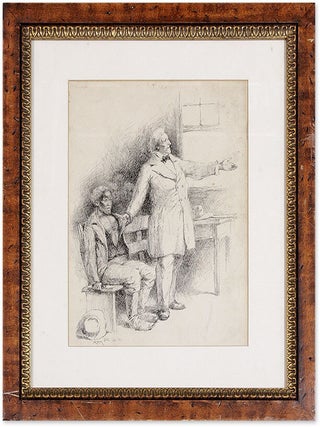 Item #69145 "Look!" He Cried, "And Bless the Sight, For that Scar was Won by a..." E. W Kemble